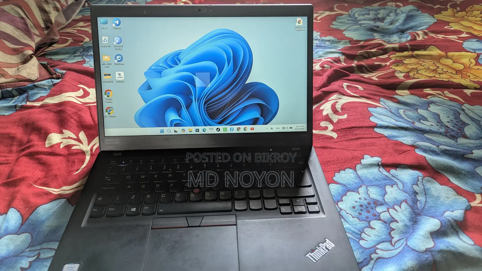 New Laptop Lenovo ThinkPad T490s 8GB Intel Core I5 HDD+SSD 256GB