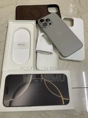 অ্যাপল আইফোন ১৬ প্রো ম্যাক্স ২৫৬ জিবি গ্রে