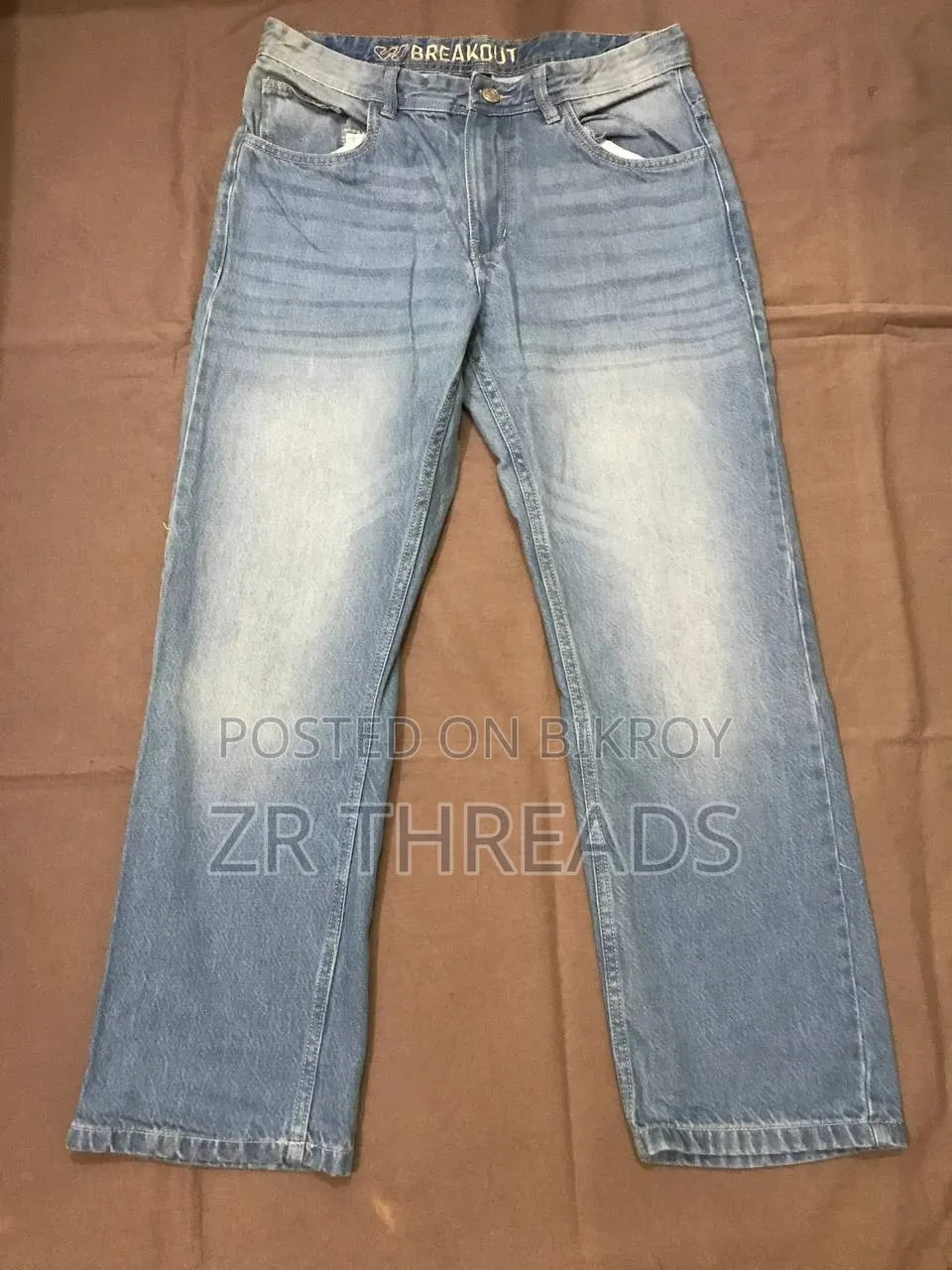 Premium Quality Light Blue Wash Denim Pant