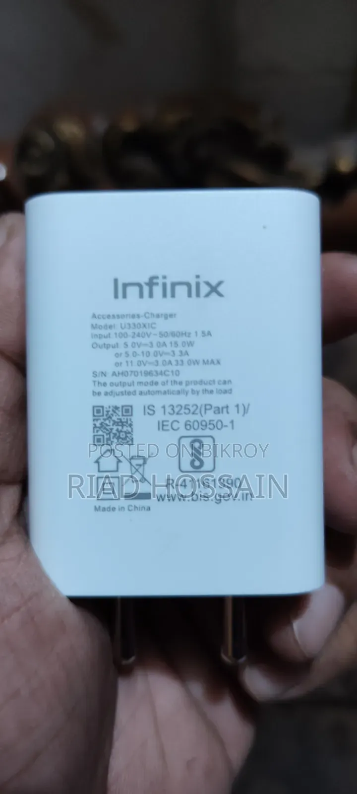 Infinix Hot 50 Pro 45watt Charger
