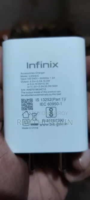 Infinix Hot 50 Pro 45watt Charger