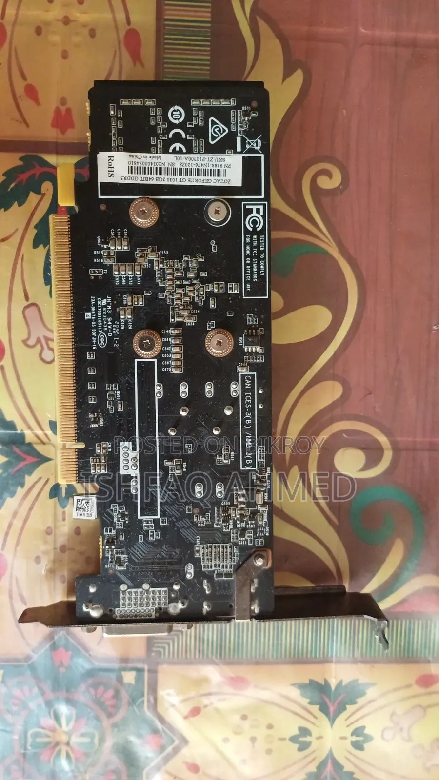 New Card for GT 1030ti 2GB DDR5 New Card
