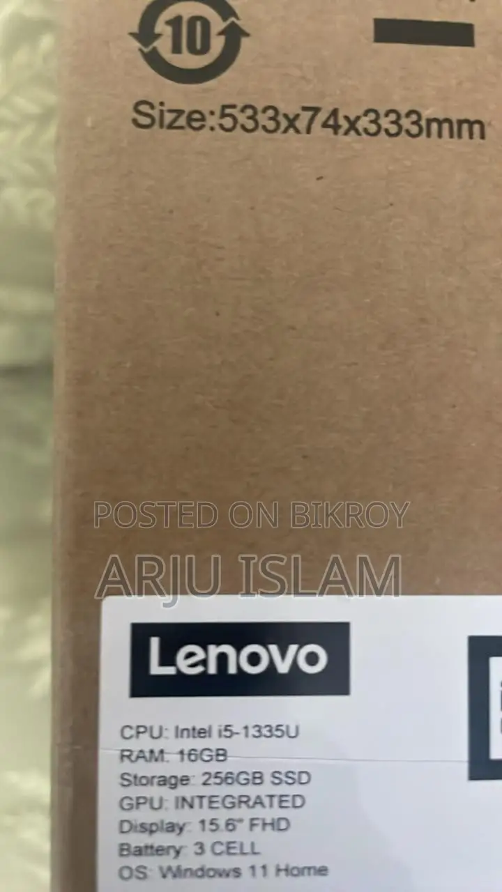 New Laptop Lenovo IdeaPad 1 16GB Intel Core i5 SSD 256GB