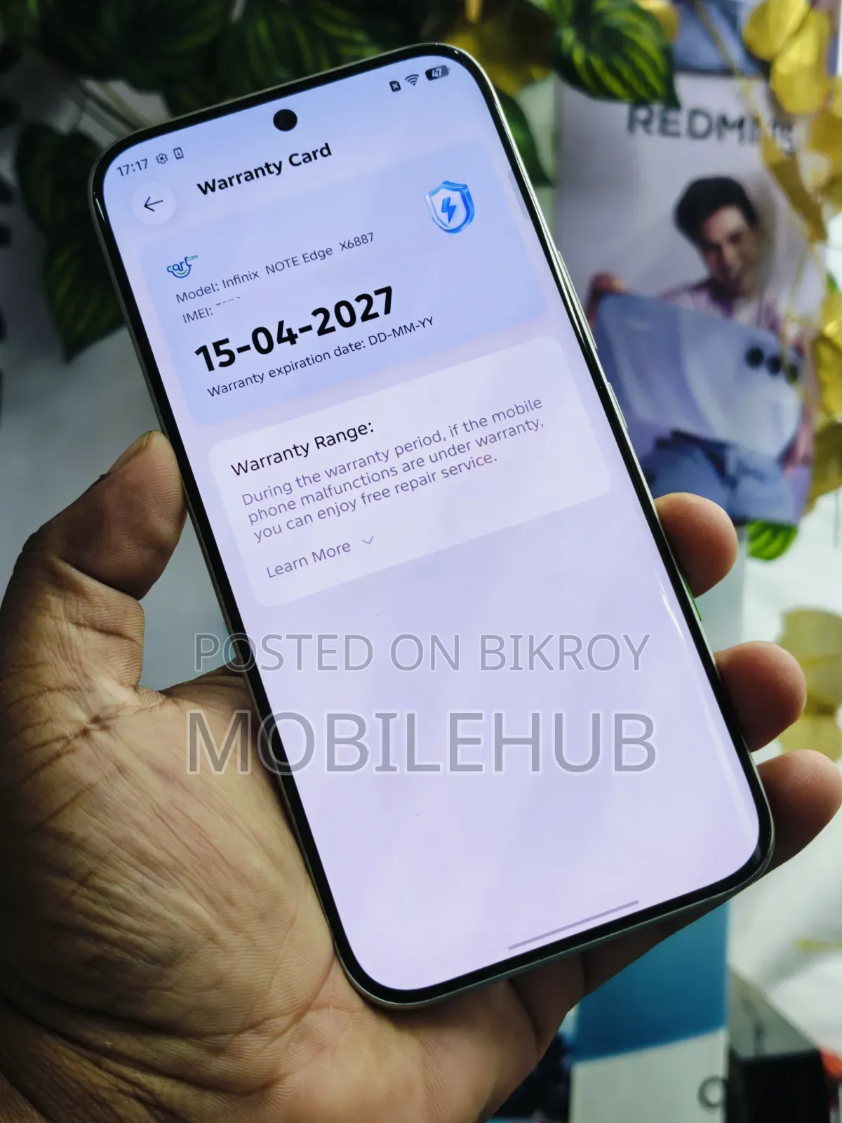 ইনফিনিক্স নোট এজ ২৫৬ জিবি সিলভার