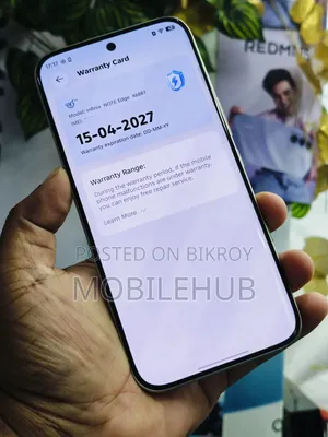 ইনফিনিক্স নোট এজ ২৫৬ জিবি সিলভার