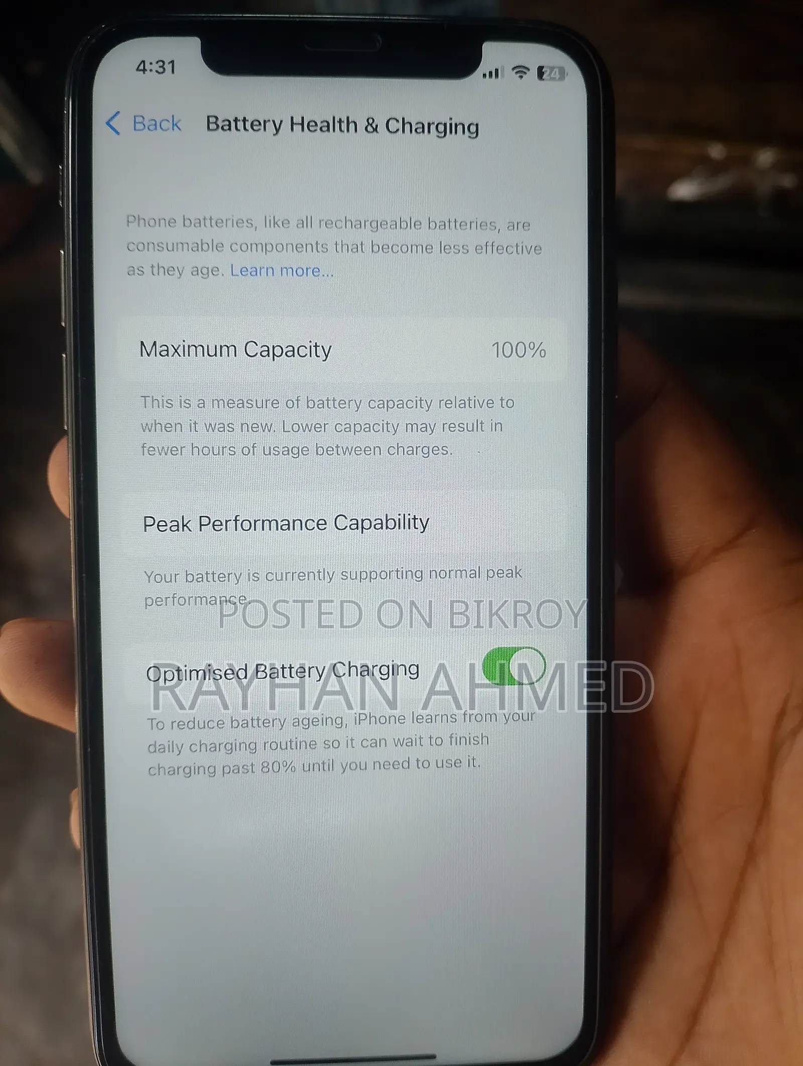 Apple iPhone X 256 GB Black