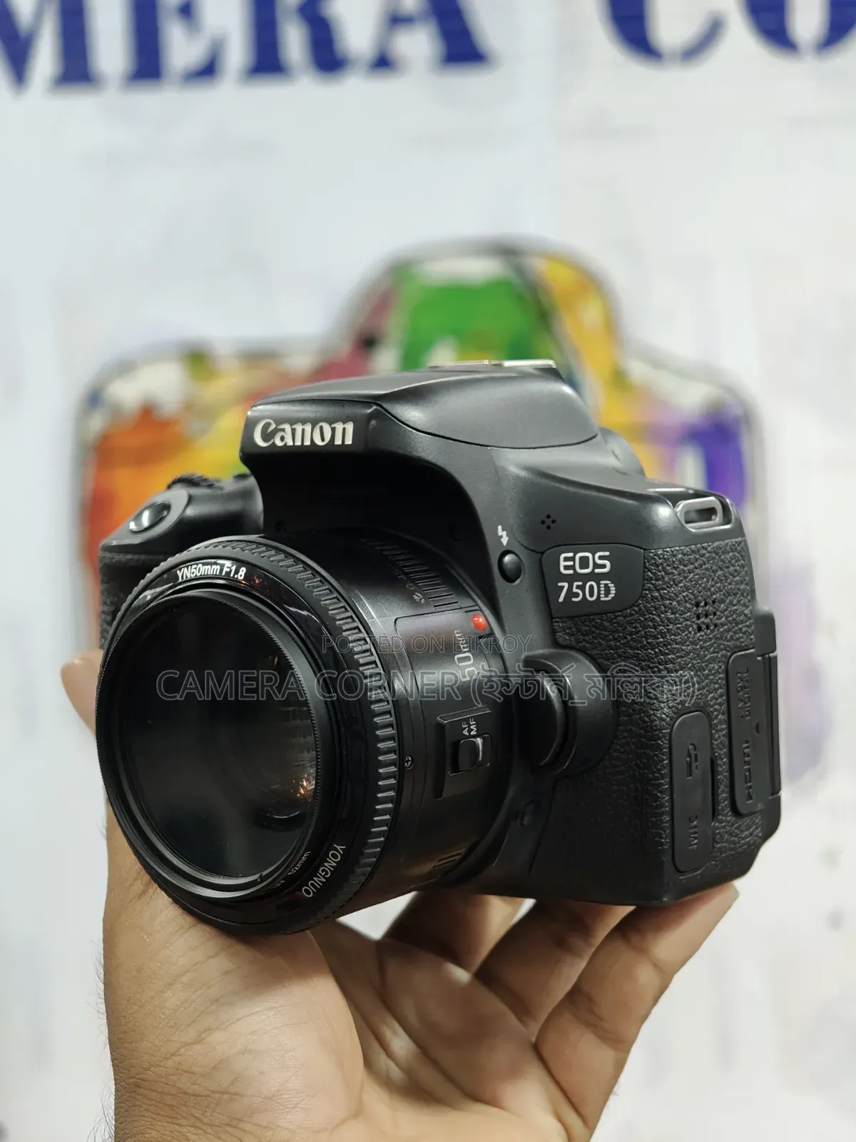 Canon 750D+50mm Lens