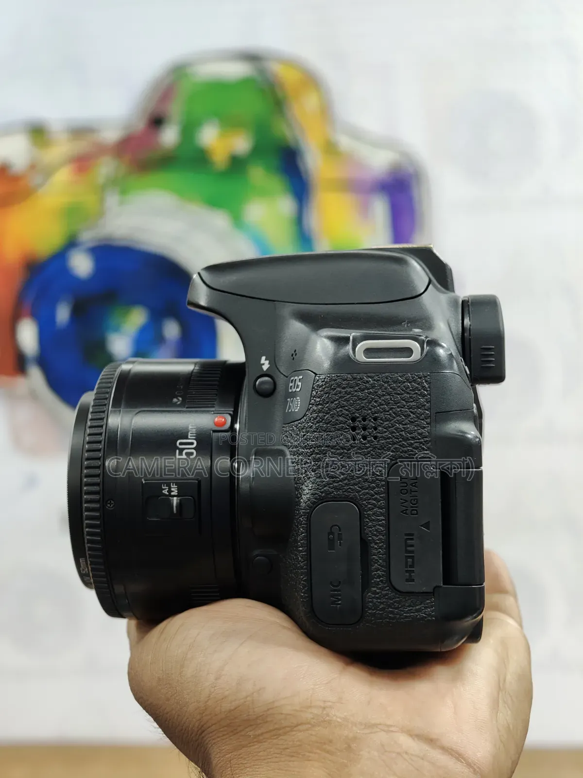 Canon 750D+50mm Lens