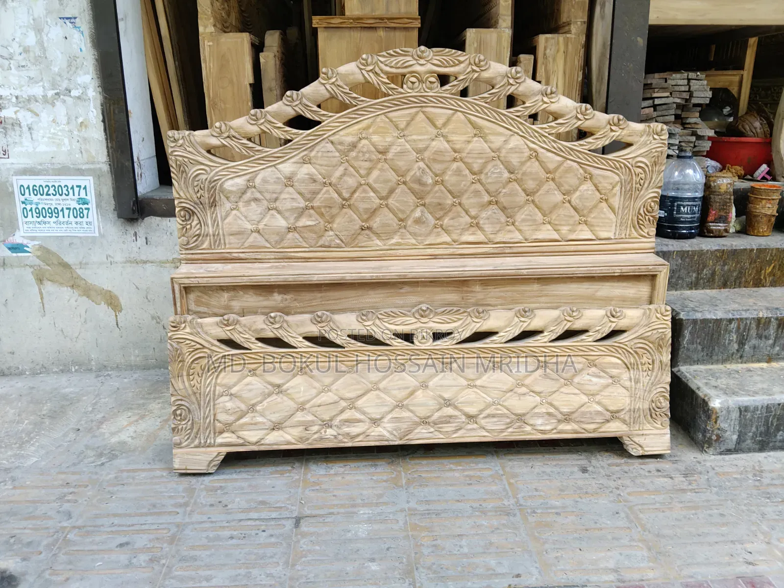 Bed 5*7 Chittagong Segun Wood