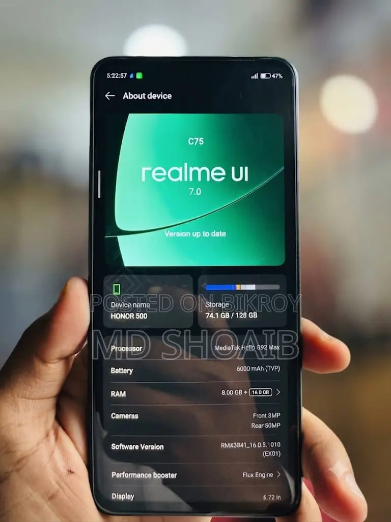 Realme C75 128 GB Purple