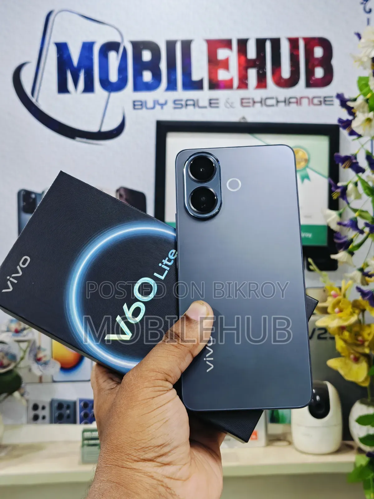 Vivo V60 Lite 4G 256 GB ব্ল্যাক