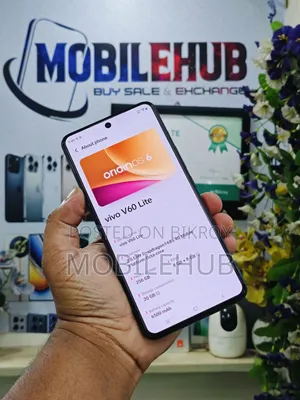 Vivo V60 Lite 4G 256 GB ব্ল্যাক
