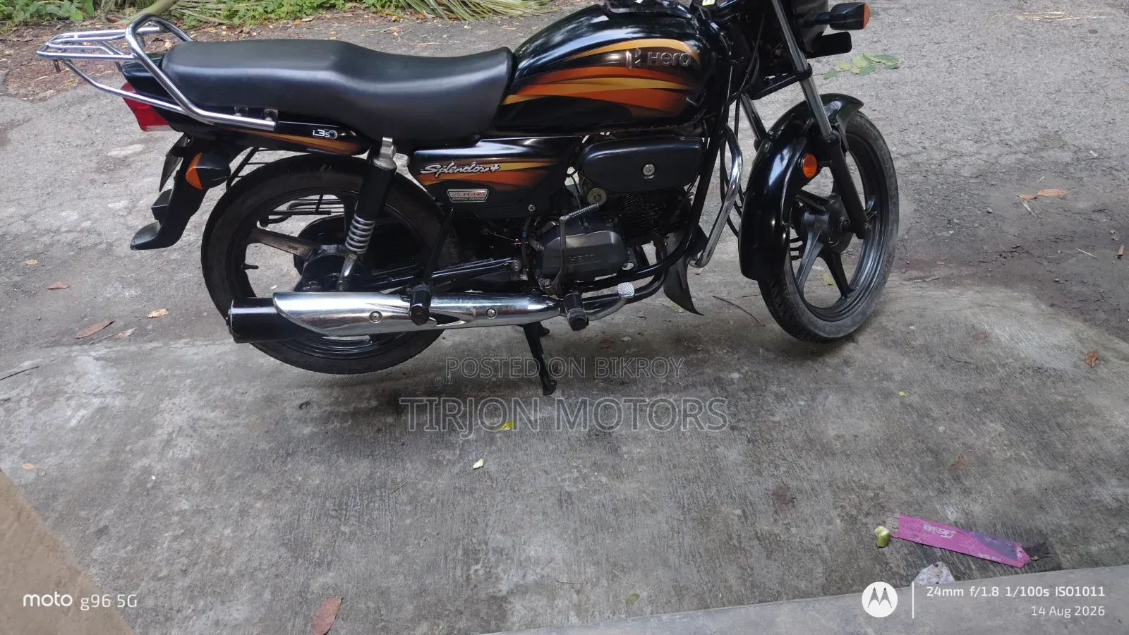 Hero Splendor Plus I3s IBS 2022 Black