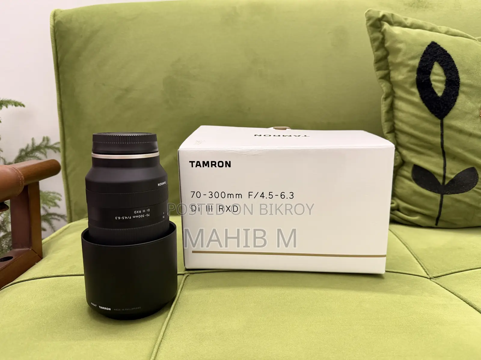 Tamron 70-300mm F/4.5-6.3 Di III RXD Lens.