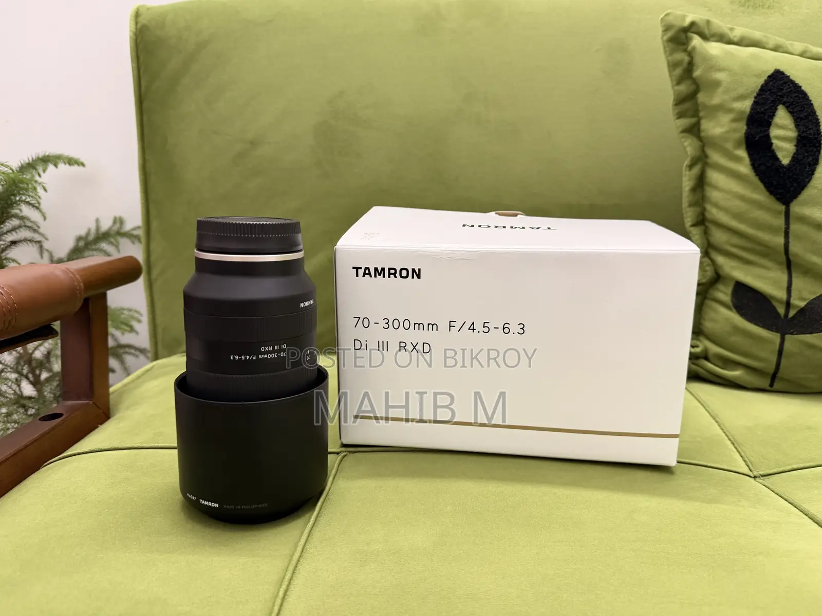 Tamron 70-300mm F/4.5-6.3 Di III RXD Lens.