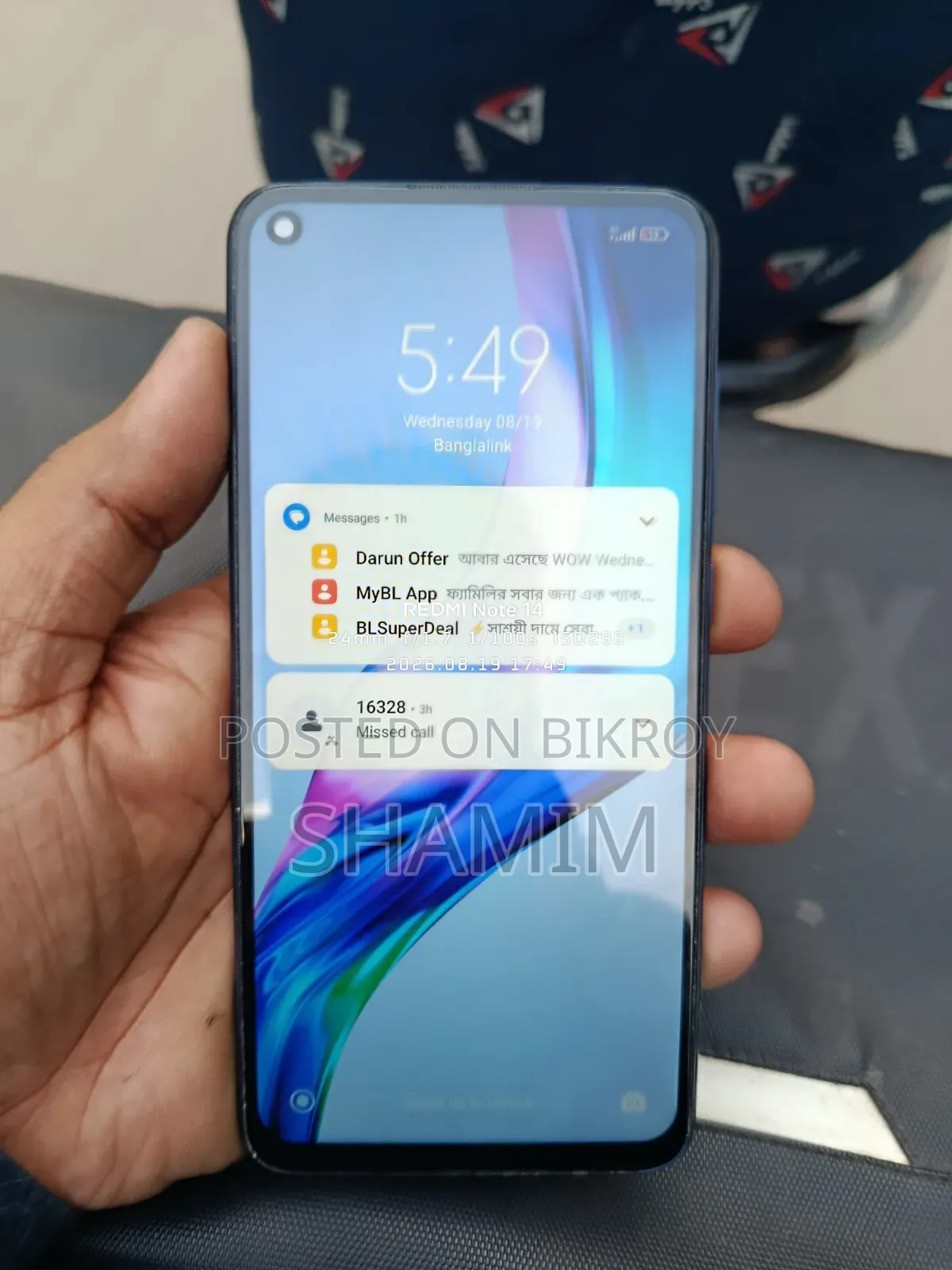 Xiaomi Redmi Note 9 4G 128 GB Blue