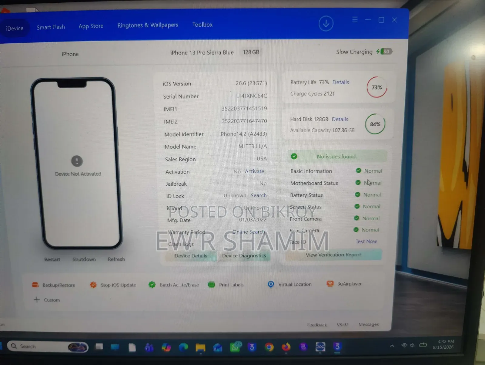 Apple iPhone 13 Pro 128 GB Blue
