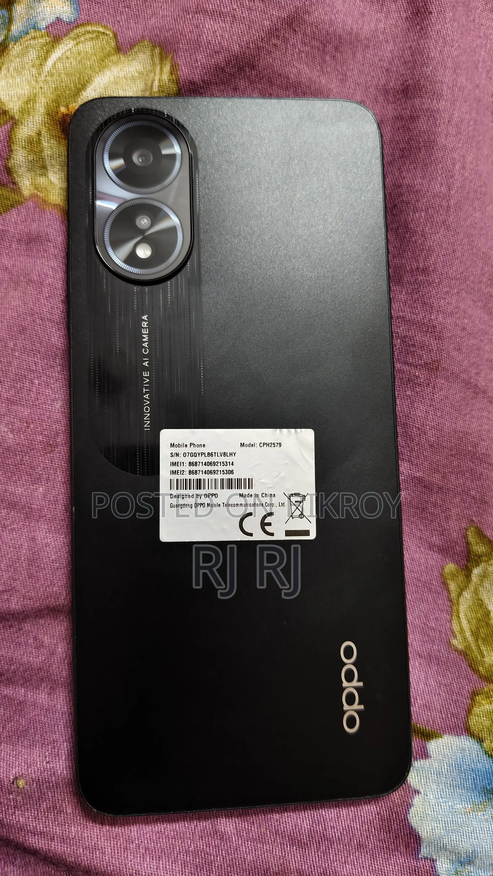 Oppo A38 128 GB Black