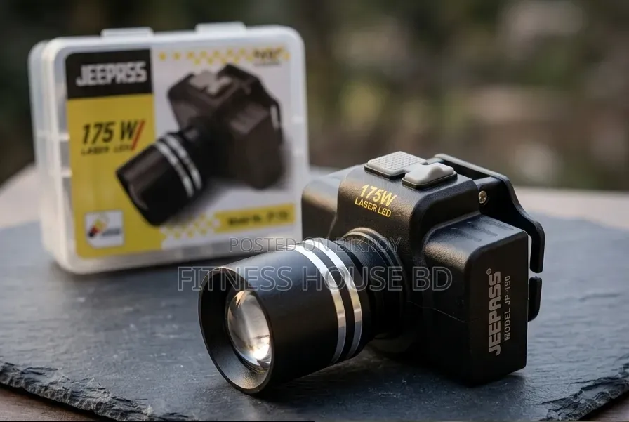 JEEPASS Powerful 175W Laser LED Headlight