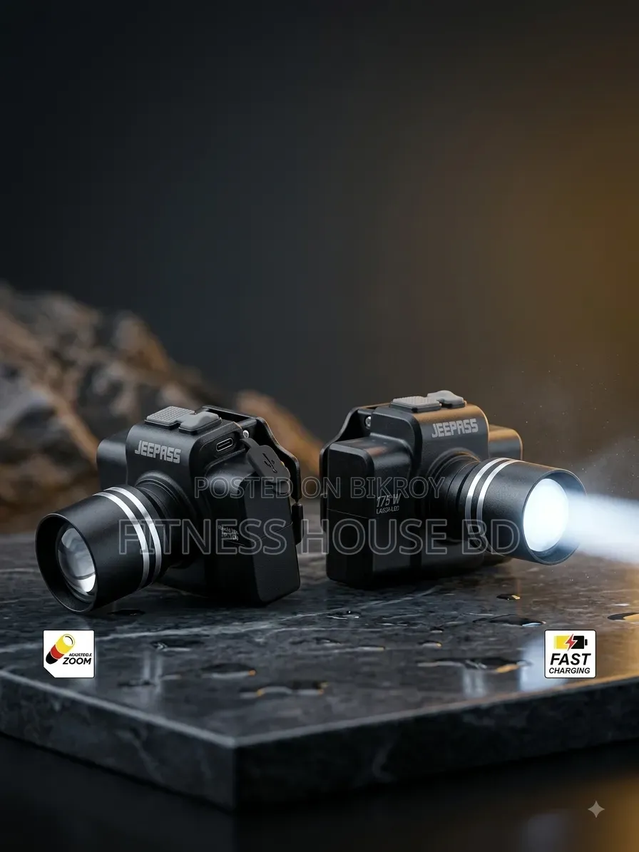 JEEPASS Powerful 175W Laser LED Headlight
