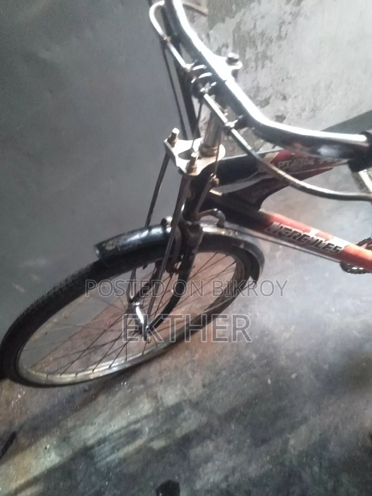 Running bicycle, everything is OK.