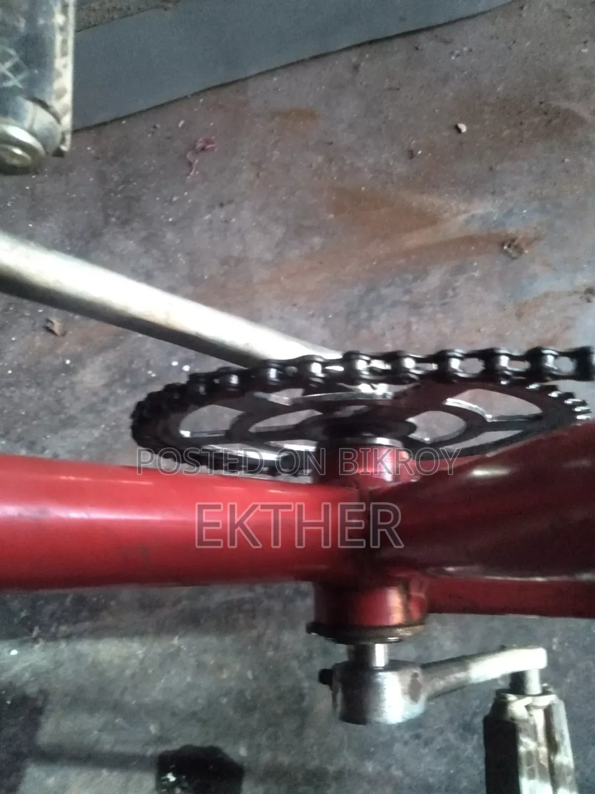 Running bicycle, everything is OK.