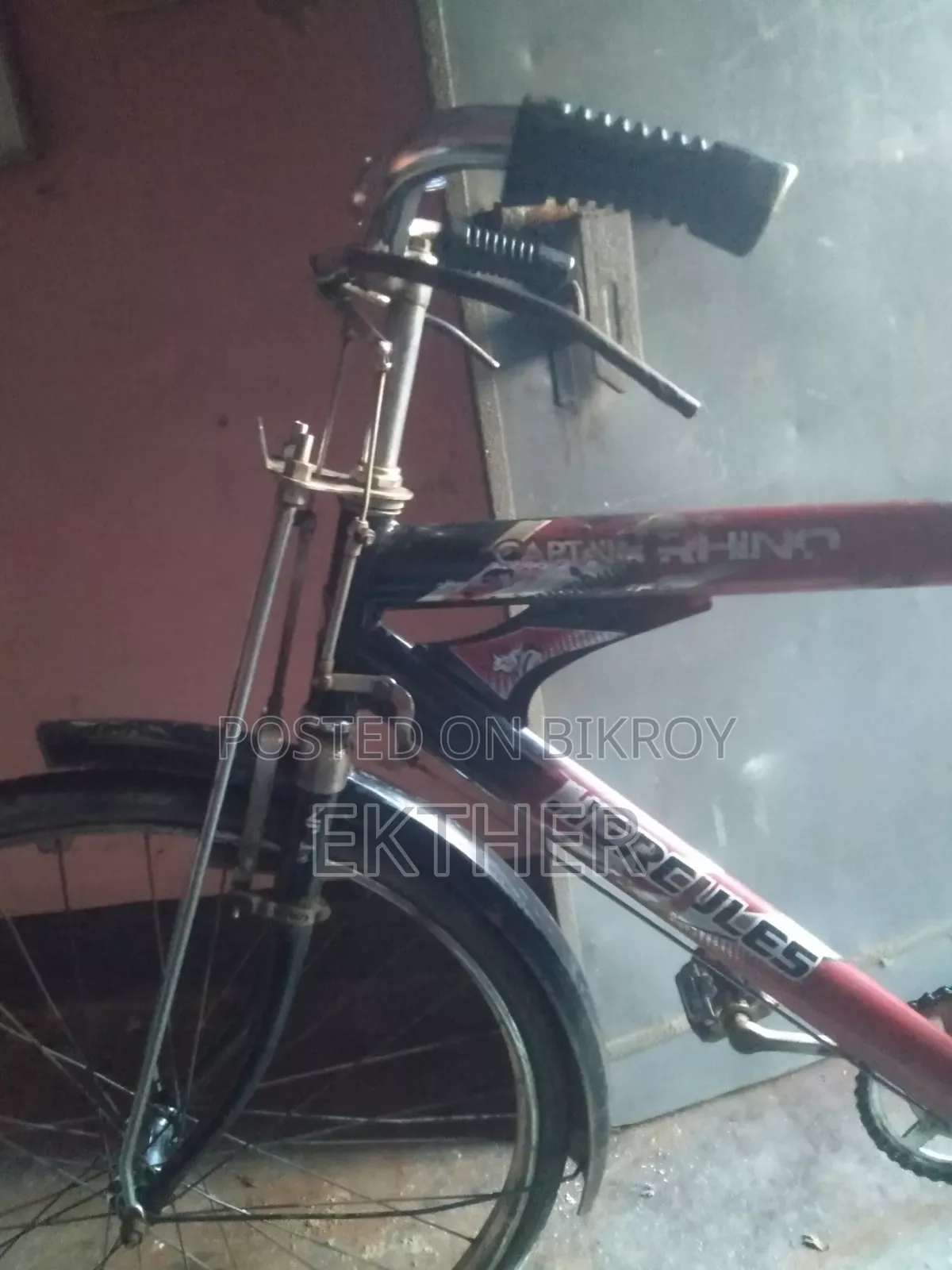 Running bicycle, everything is OK.