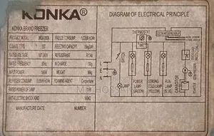 Konka 350 Liter Deep Fridge