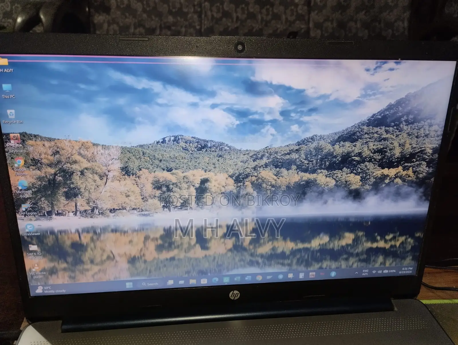 Laptop HP 15s 8GB AMD Ryzen SSD 256GB
