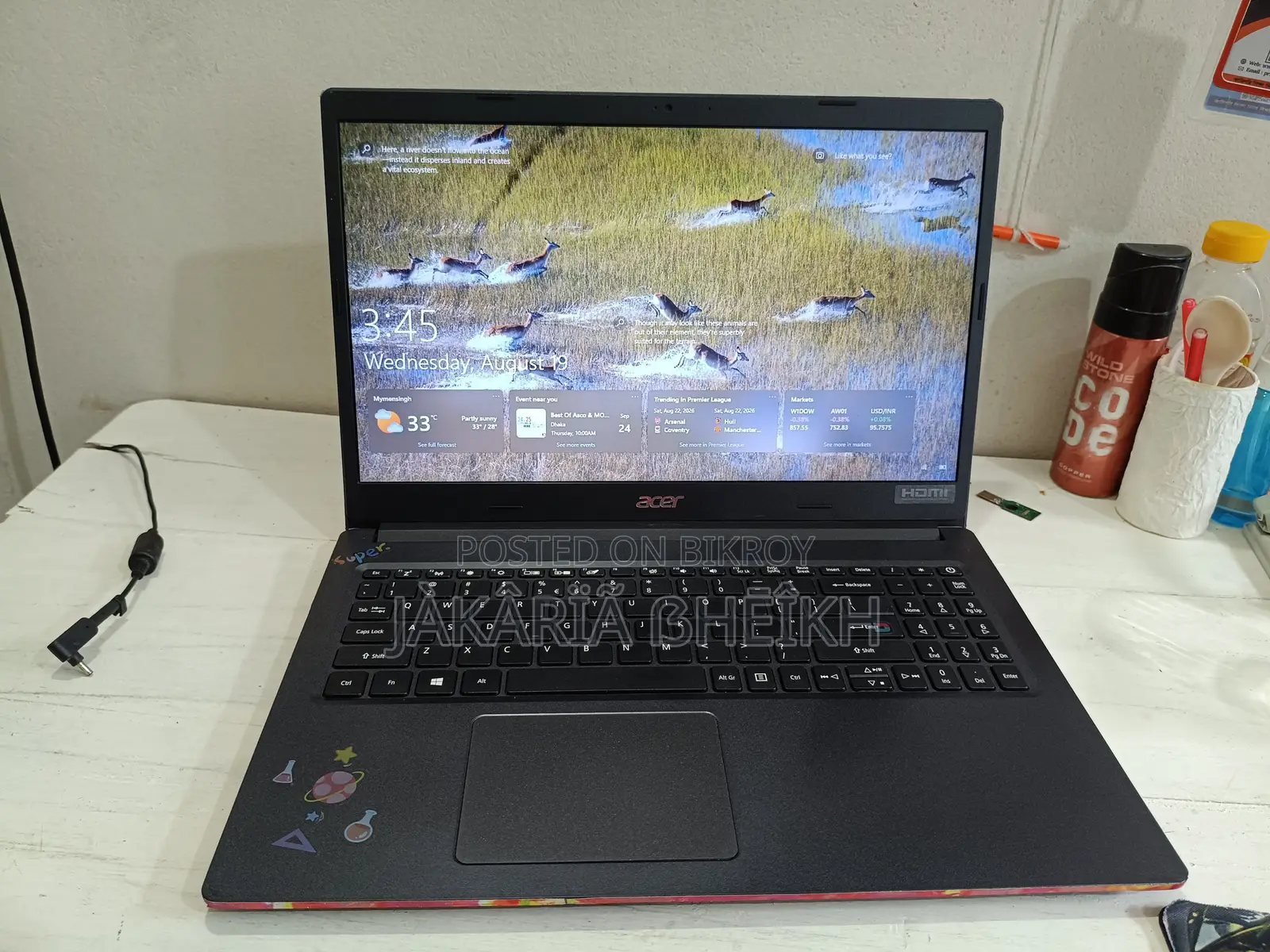 ল্যাপটপ Acer Extensa 15 8GB AMD HDD+SSD 1.5T