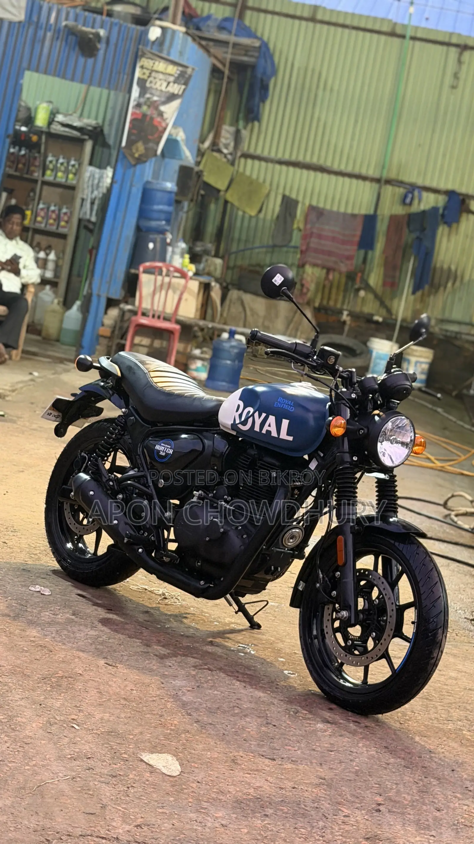 Royal Enfield Hunter 350 2025 Blue