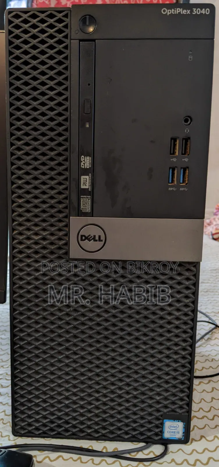 Desktop Computer Dell Optiplex 3040 4GB Intel Core i5 SSD 256GB