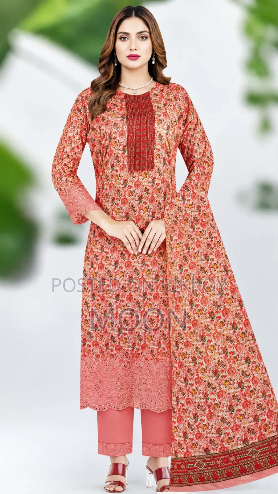 Mashal Cutwork Three Piece