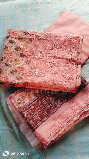 Mashal Cutwork Three Piece