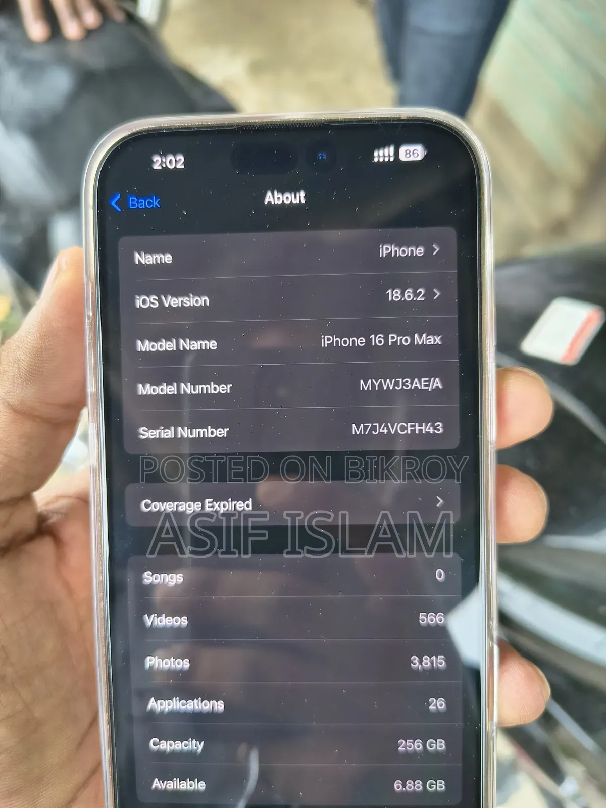 Apple iPhone 16 Pro Max 256 GB Gold