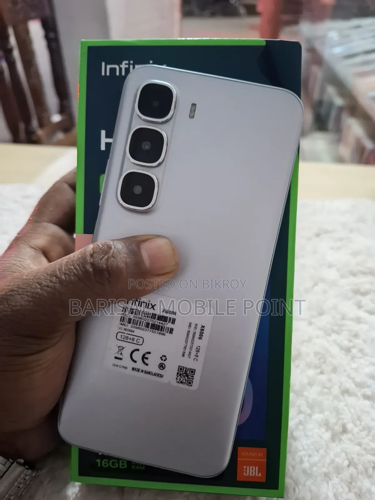 Infinix Hot 60 Pro+ 128 GB Silver