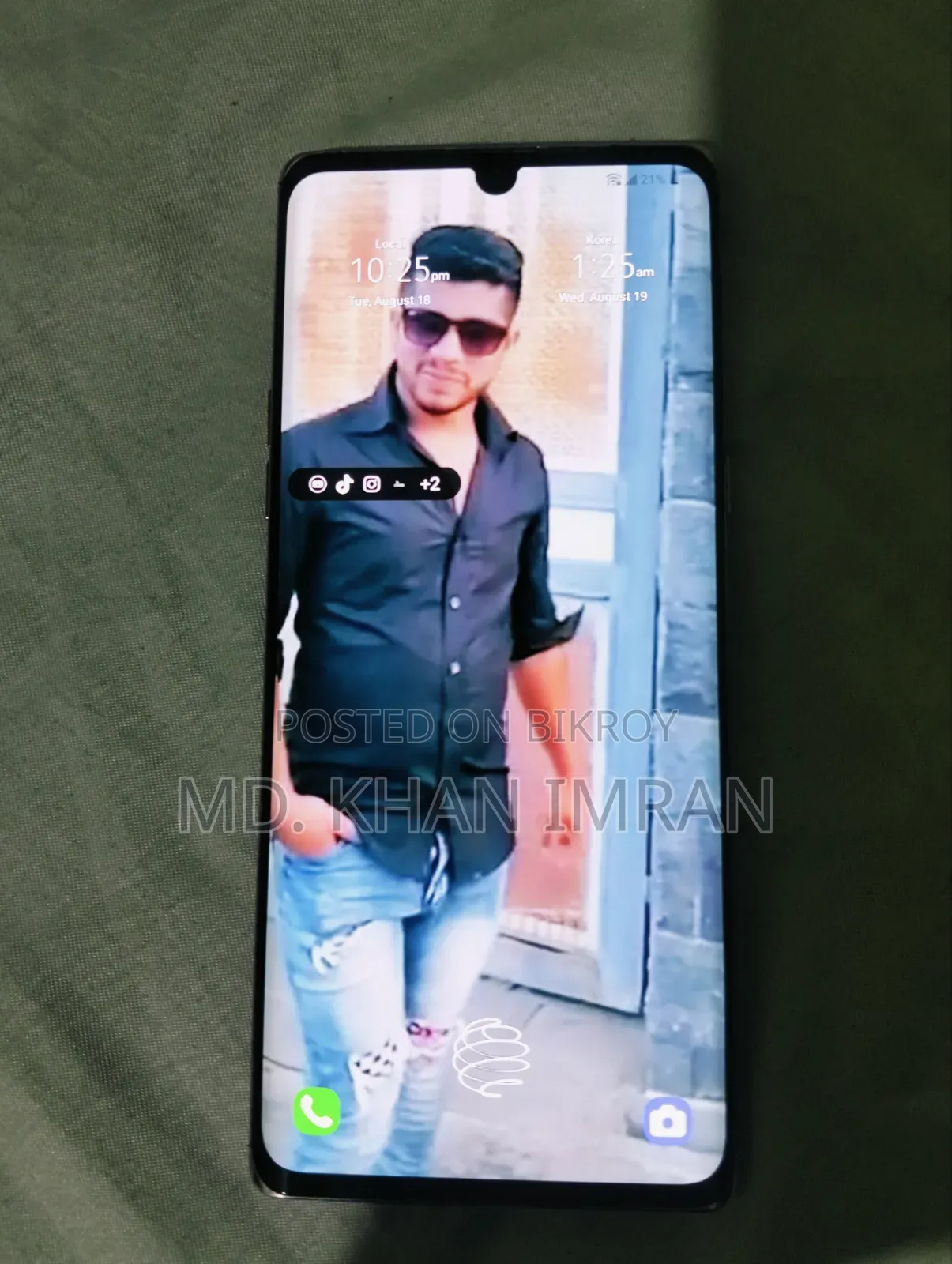 নতুন এলজি ভেলভেট ৫জি ১২৮ জিবি গোল্ড