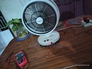 ১২ ইঞ্চি এবং ১০ ইঞ্চি রিচার্জেবল ফ্যান।