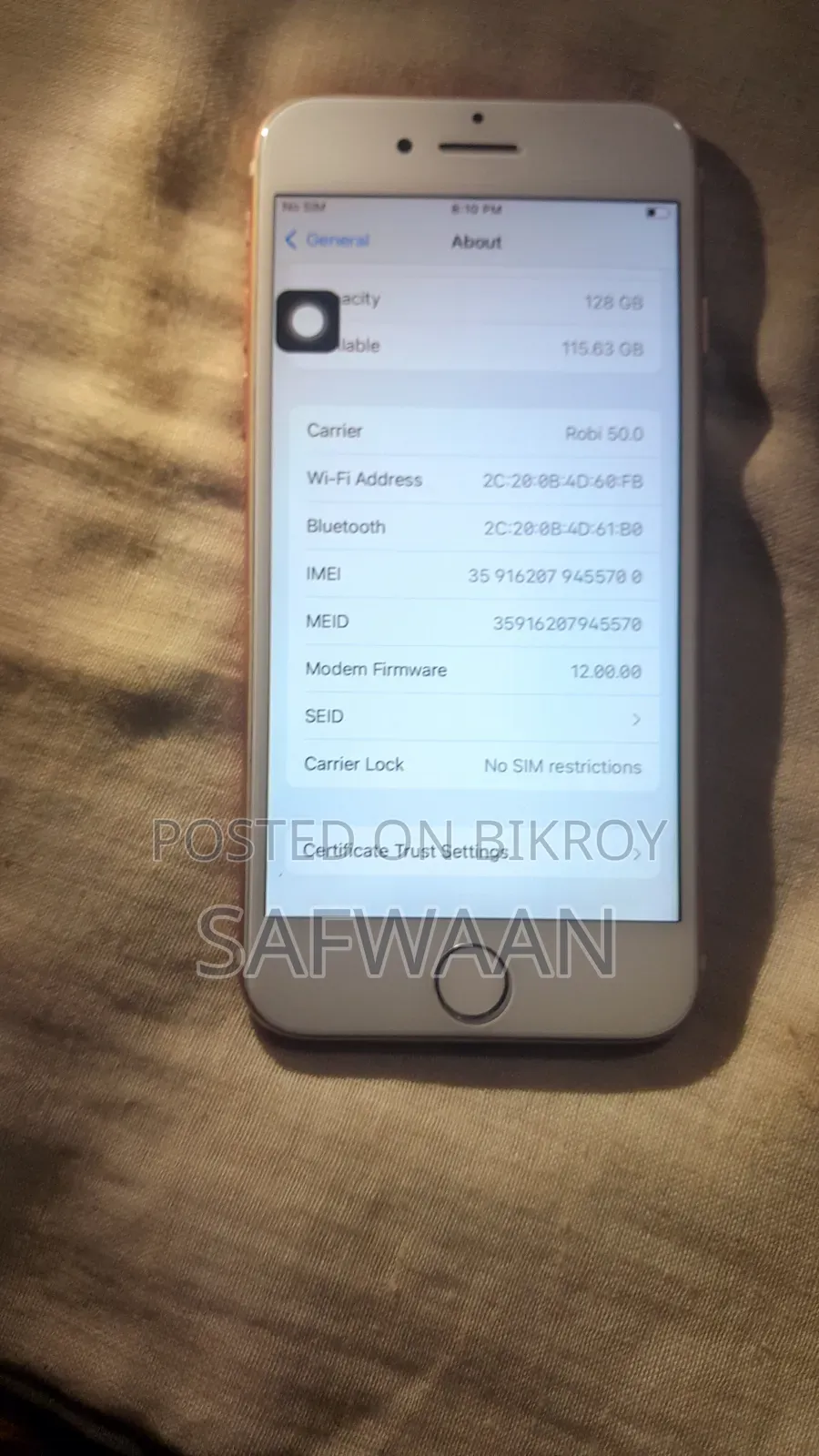 Apple iPhone 7 128 GB Pink