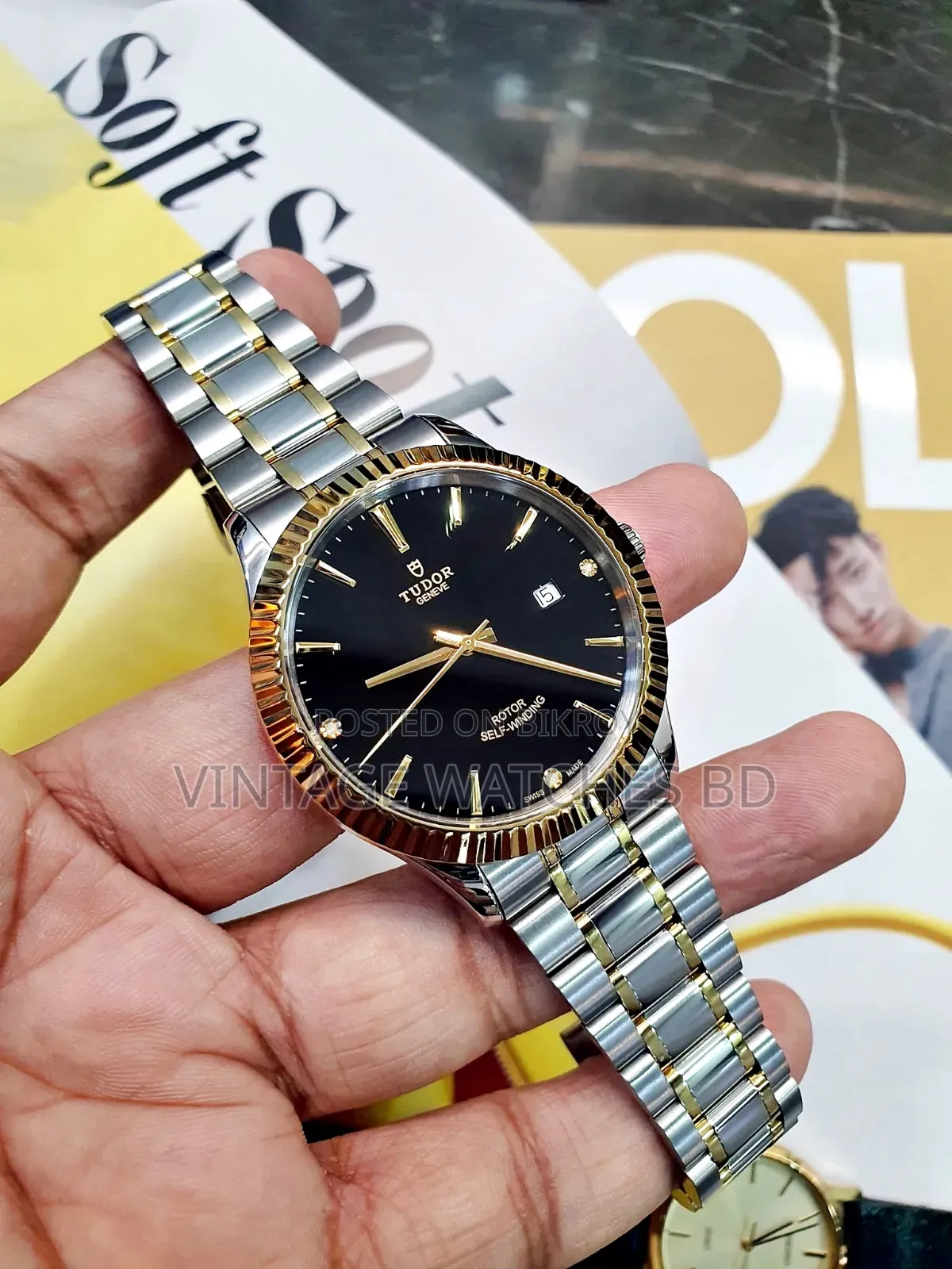 TUDOR Automatic GOLD Bazel Swiss Made Original