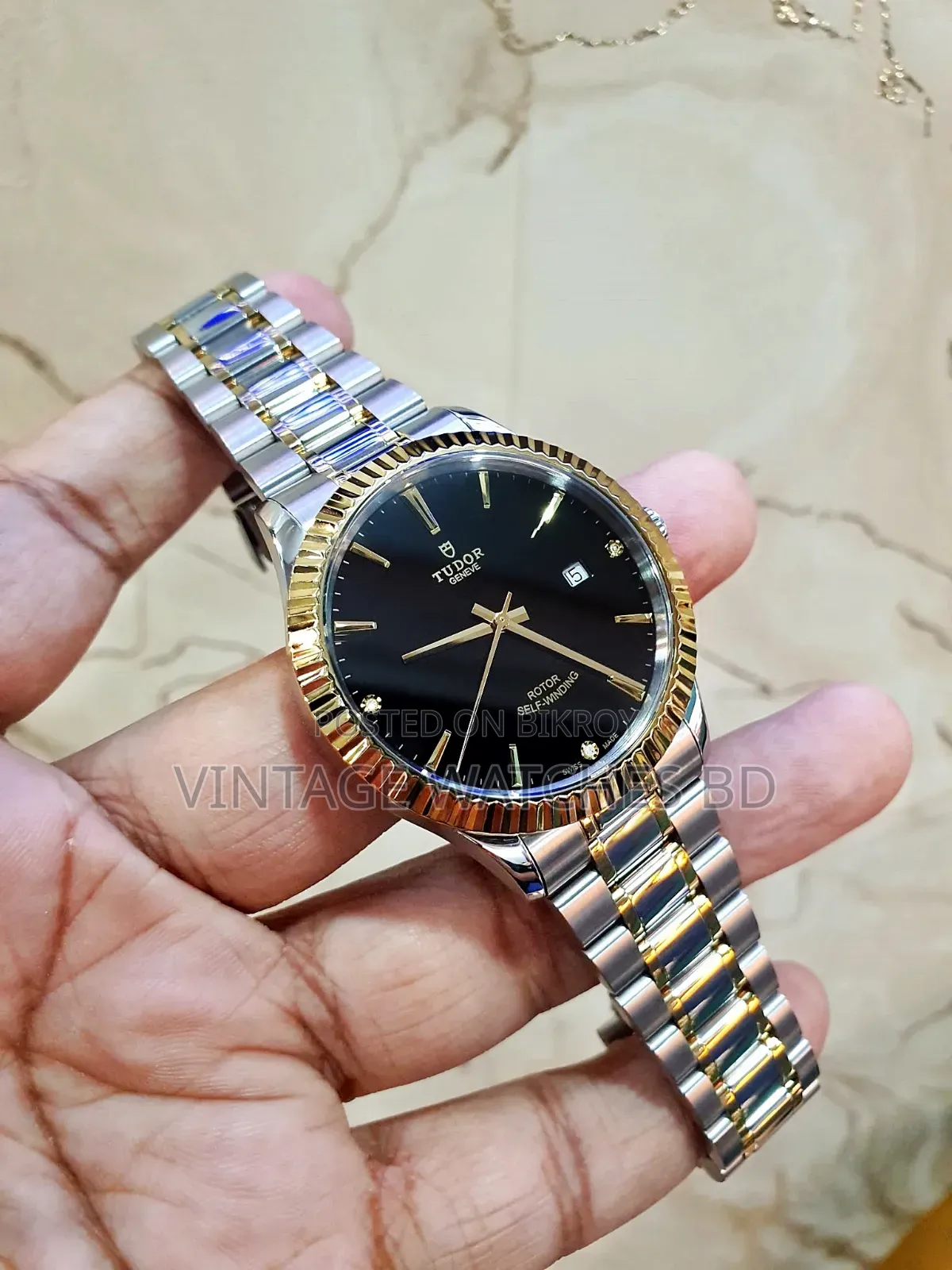 TUDOR Automatic GOLD Bazel Swiss Made Original
