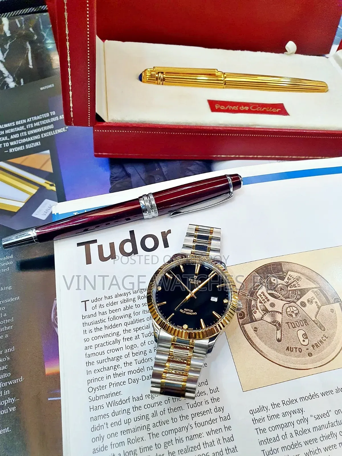 TUDOR Automatic GOLD Bazel Swiss Made Original