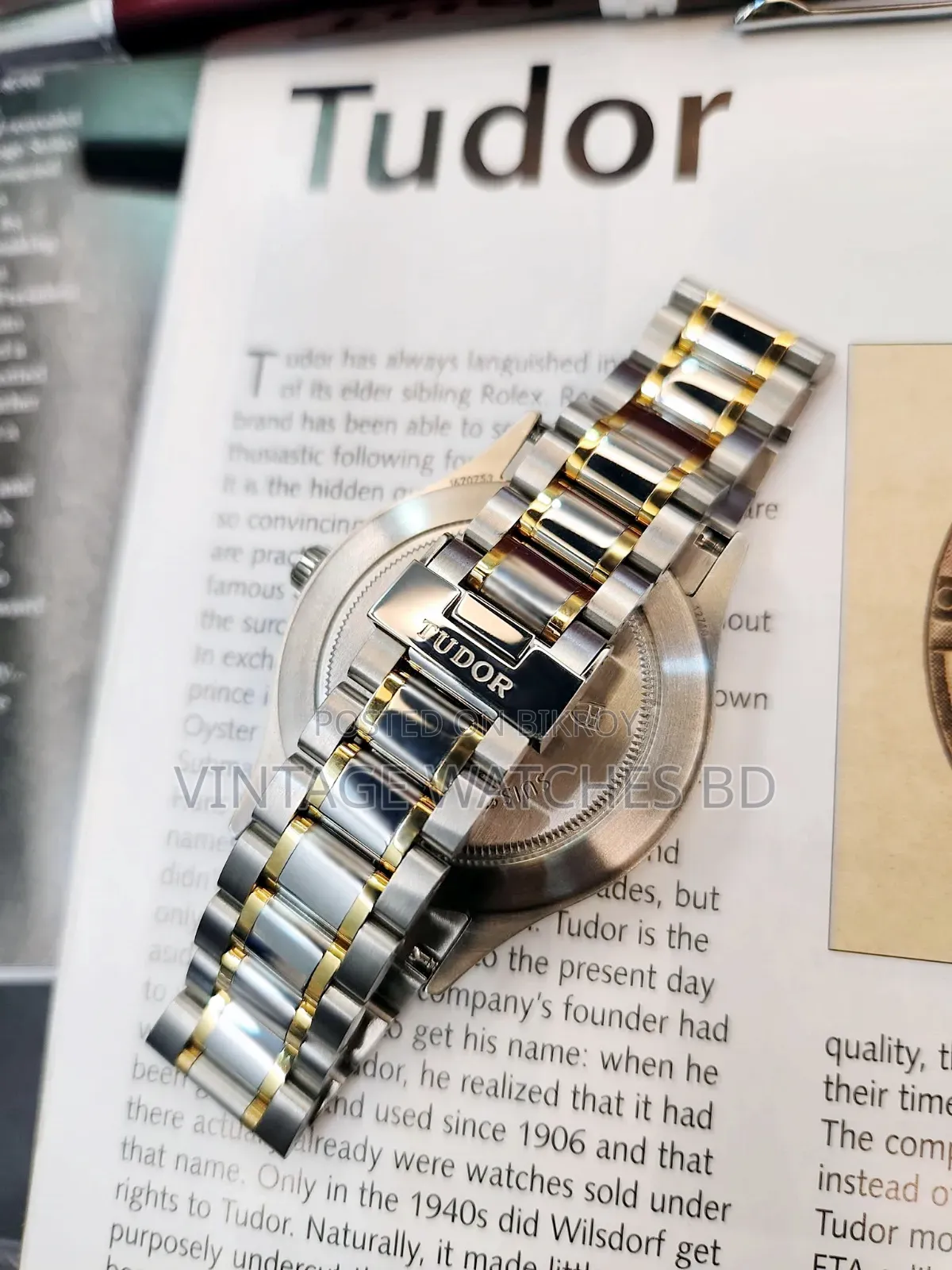 TUDOR Automatic GOLD Bazel Swiss Made Original