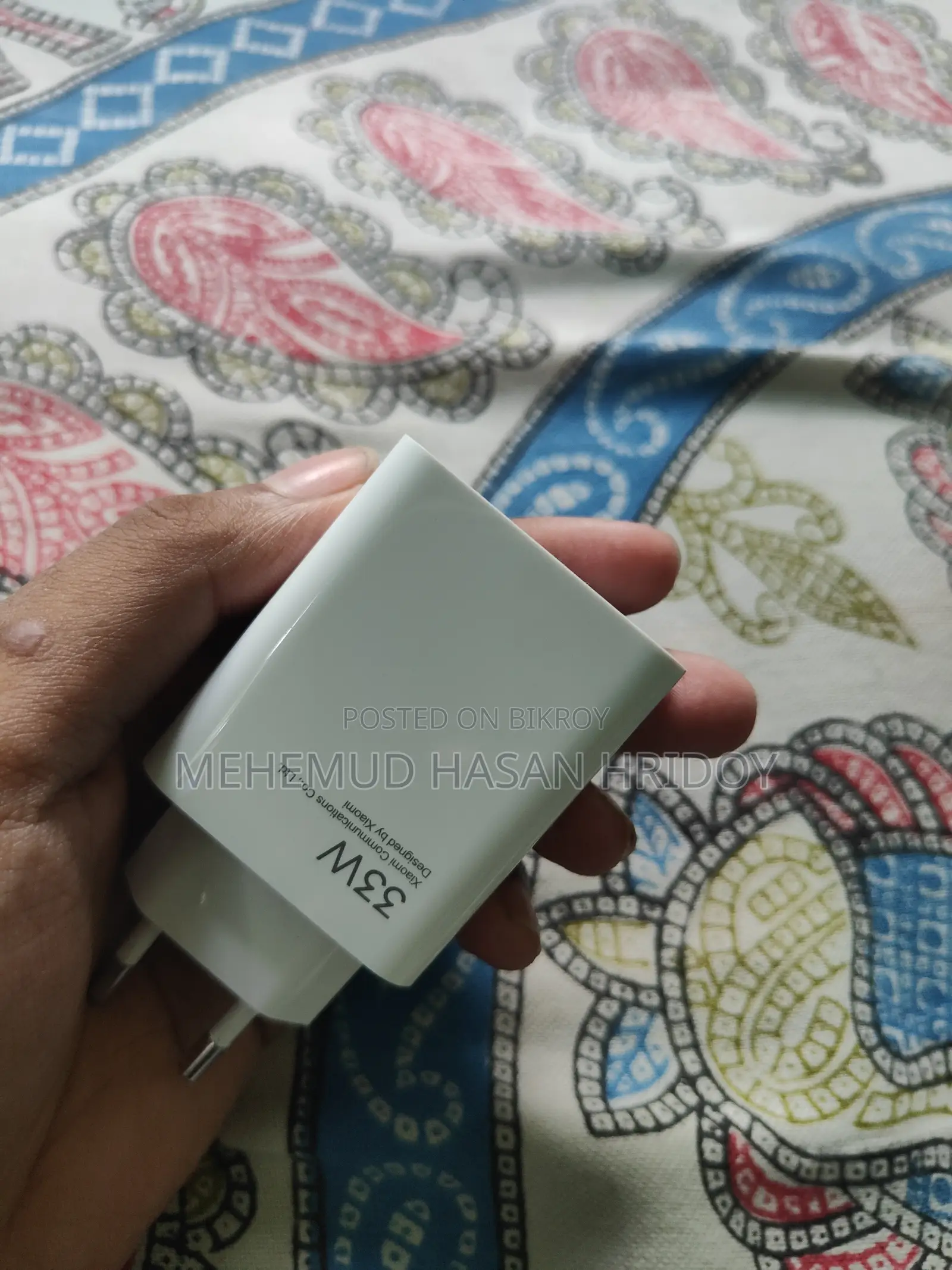 Xaiomi 33w Original Charger With Cable