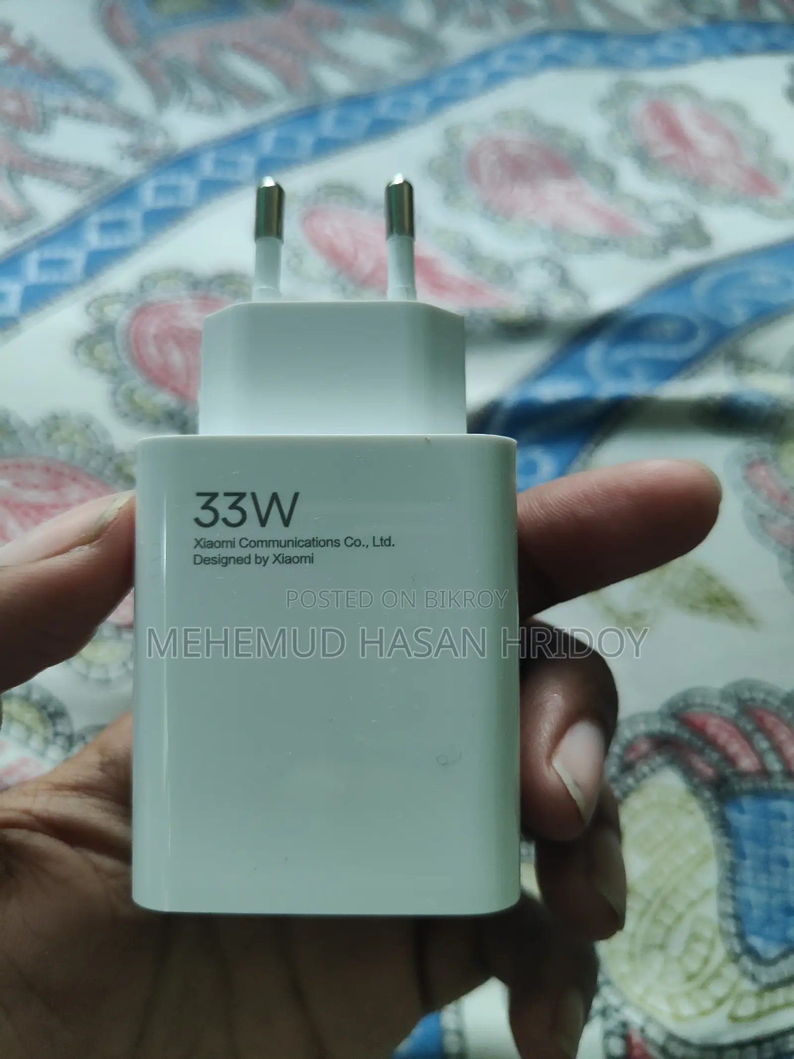 Xaiomi 33w Original Charger With Cable