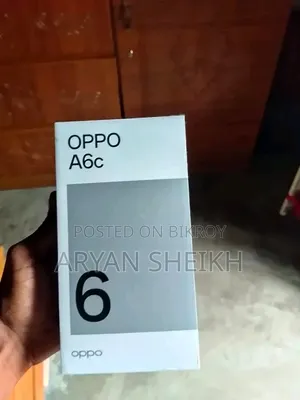 নতুন Oppo A6c ১২৮ জিবি সাদা
