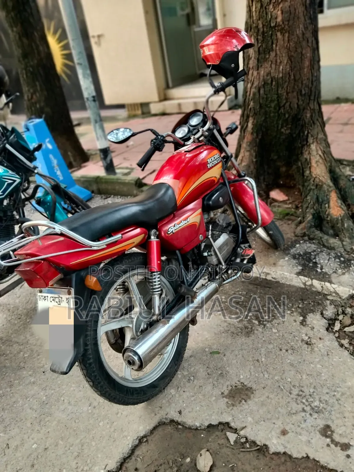 হিরো স্প্লেন্ডার প্লাস ২০১০ লাল