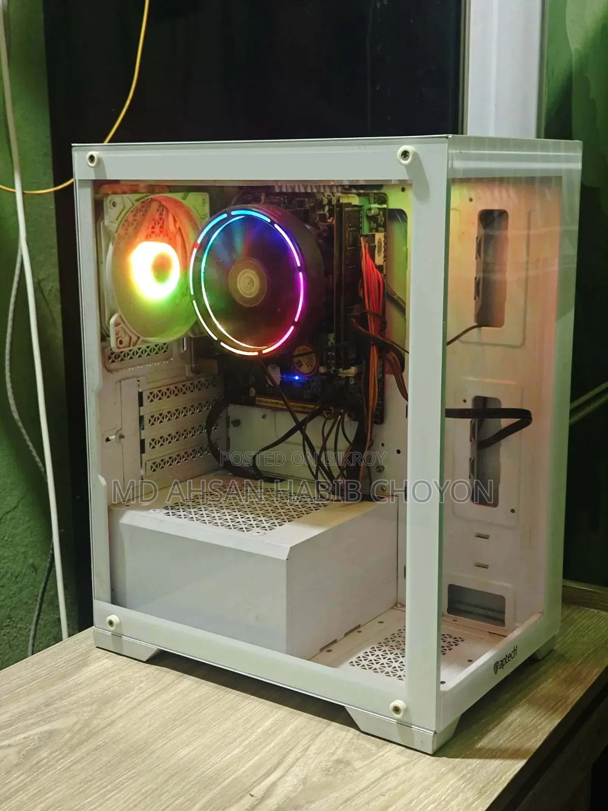 Core I5 3rd Gen Full Desktop Computer With Tempered Glass Casing