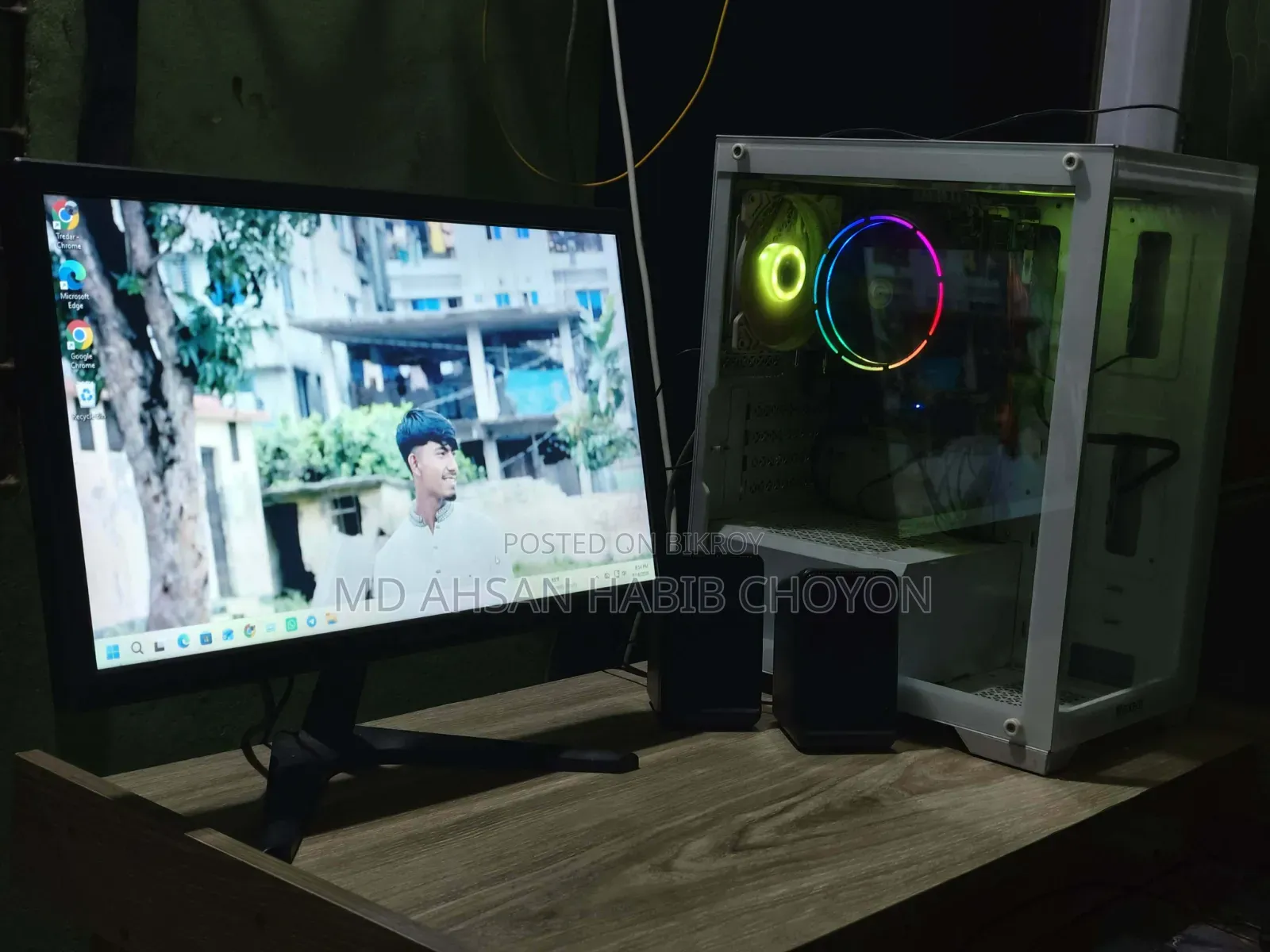Core I5 3rd Gen Full Desktop Computer With Tempered Glass Casing
