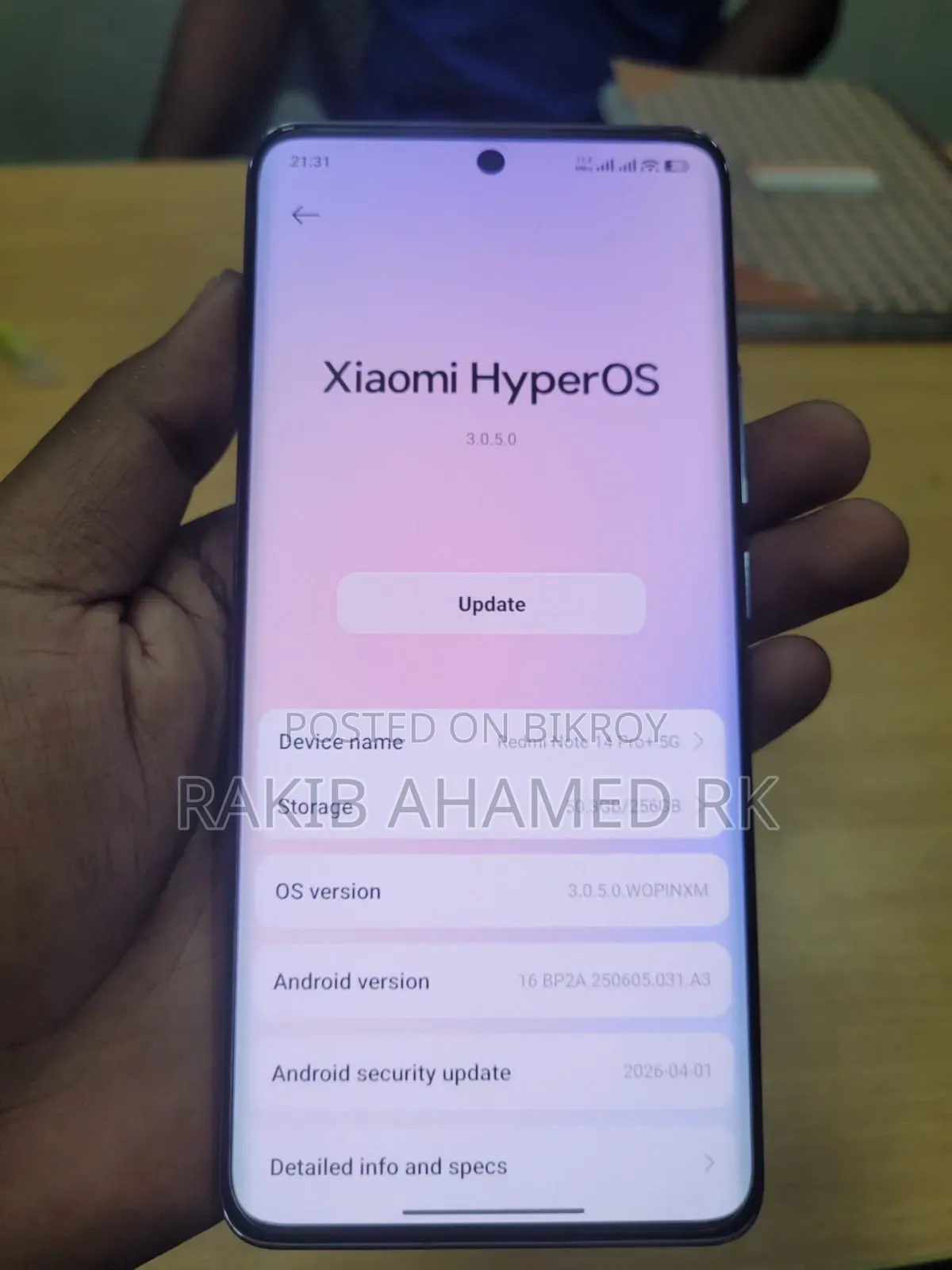 Xiaomi Redmi Note 14 Pro+ 5G 256 GB White